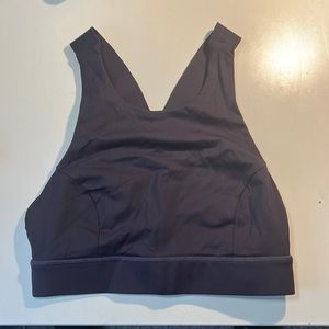 lululemon Navy Fast & Free sports bra size 4
